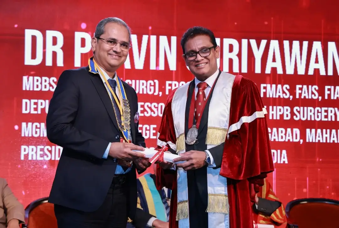 Photo Fellowship of college of Surgeons - Srilanka